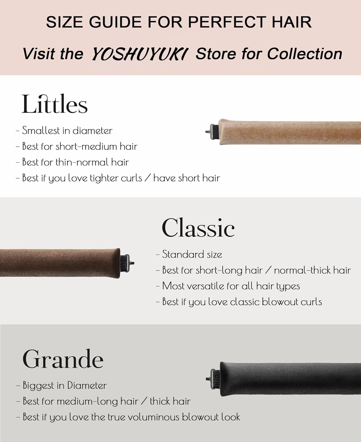 Classic Heatless Curls Overnight Rods No Heat Hair Curlers to Sleep Jumbo Foam Large Hair Rollers for Long Short Hair Heatless Curling Rod Set Styling Tools with Satin Scarf Brown