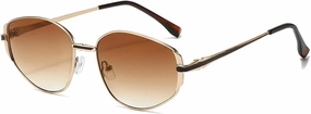 Classic Oval Sunglasses Women Fashion Luxury Metal Frame Sun Glasses Man Outdoors Driving Shades Uv400