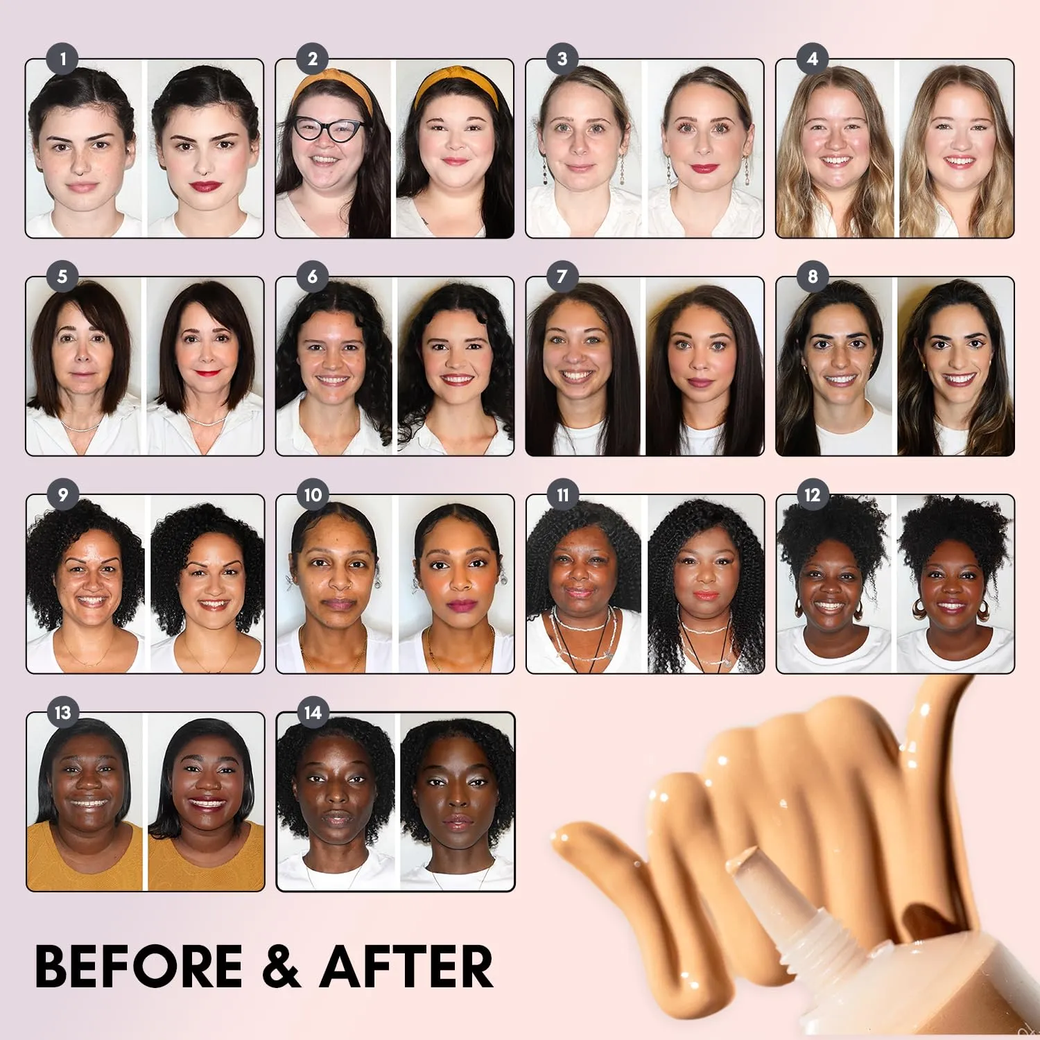 Clover Skin Is In Serum Foundation | Hydrating Face Serum, Lightweight Foundation, Cruelty-Free & Vegan | With Squalane And Sunflower Seed Wax | 30 ml - Shade 04 (Light)