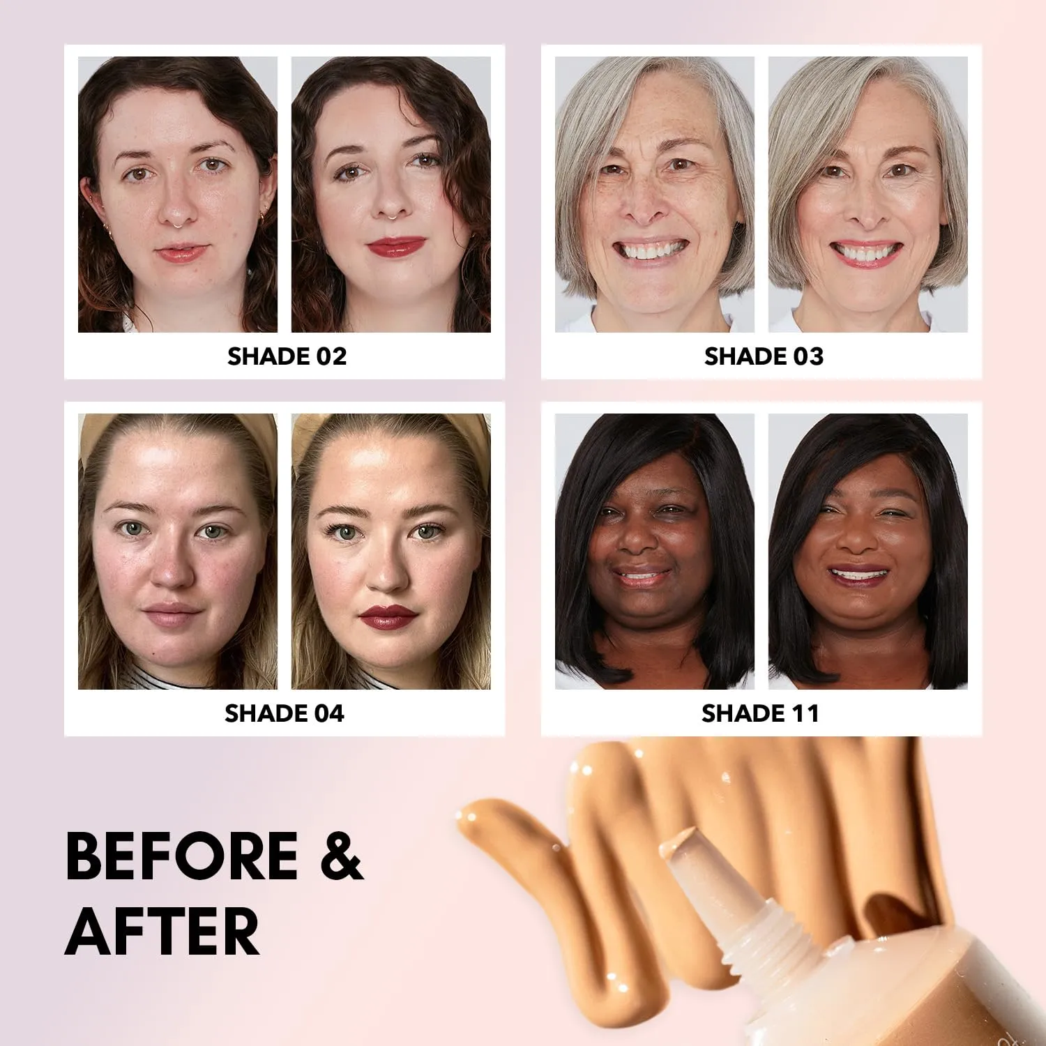Clover Skin Is In Serum Foundation | Hydrating Face Serum, Lightweight Foundation, Cruelty-Free & Vegan | With Squalane And Sunflower Seed Wax | 30 ml - Shade 05 (Light)