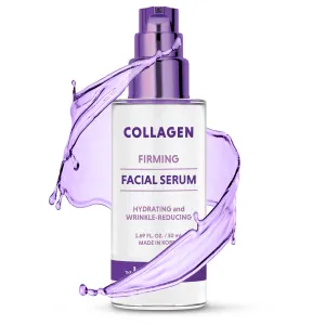 Collagen Face Serum - Dermatologist Tested, Anti-Aging, Skin Tightening, Hydrating - Clean Beauty, Cruelty-Free Korean Skin Care for All Skin Types - 1.69 fl. oz