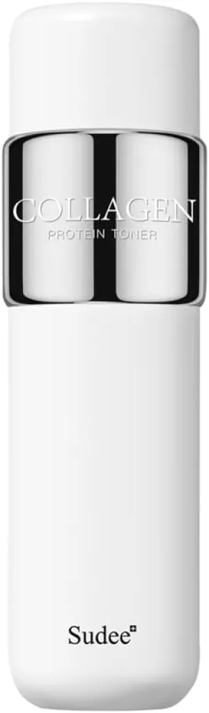 Collagen Protein Toner - Hydrating & Refining Facial Essence with Plant-Based Collagen Hyaluronic Acid Peptides - Korean Skincare Lightweight Formula for Dry Oily Skin - 150ml (5.07Fl Oz)