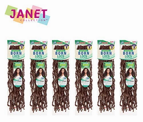 Collection Braids 2X MAMBO NATURAL BORN LOCS 18" (6-Pack, 4)