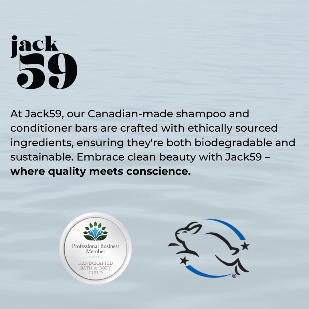 Conditioner Bar for Normal, Weak or Treated Hair – Island Tropics – with Bamboo Extract | Vegan | pH Balanced | Gluten-Free | Cruelty Free | Sulphate Free | No Parabens | Colour Safe | 2 oz