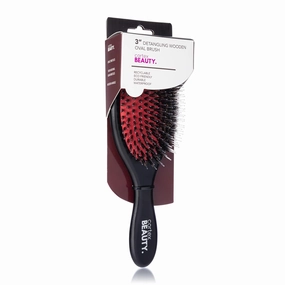 Cortex Beauty 3" Professional Oval Brush – Detangling & Styling Brush for All Hair Types – Reduces Frizz & Enhances Shine – Salon-Quality Ergonomic Brush for Wet & Dry Hair