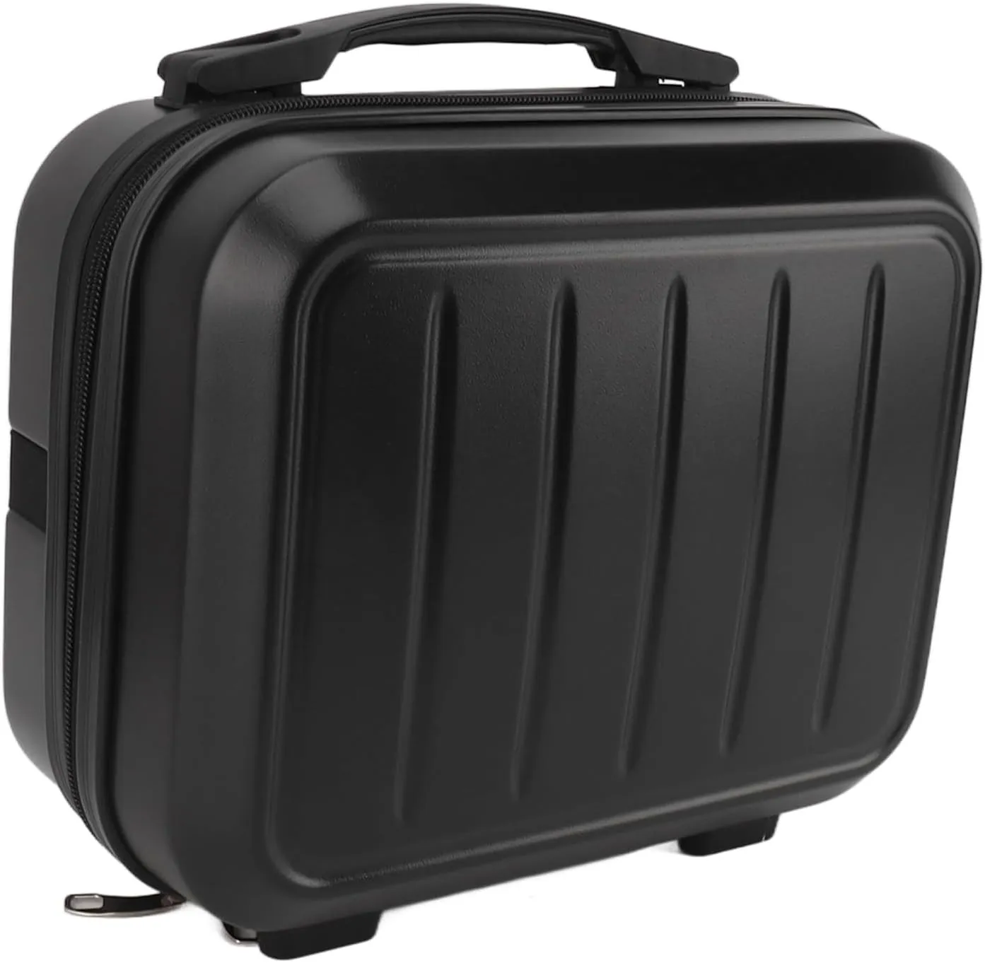 Cosmetic Bag, Delicate and Portable ABS Cosmetic Bag for Home (Black)