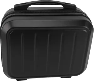 Cosmetic Bag, Delicate and Portable ABS Cosmetic Bag for Home (Black)