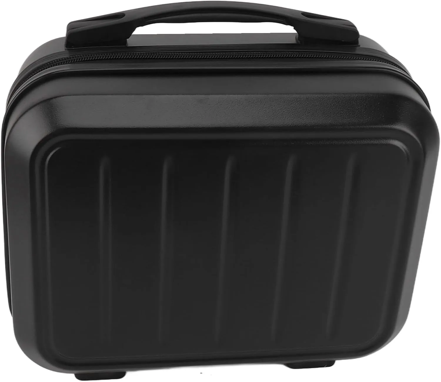 Cosmetic Bag, Delicate and Portable ABS Cosmetic Bag for Home (Black)