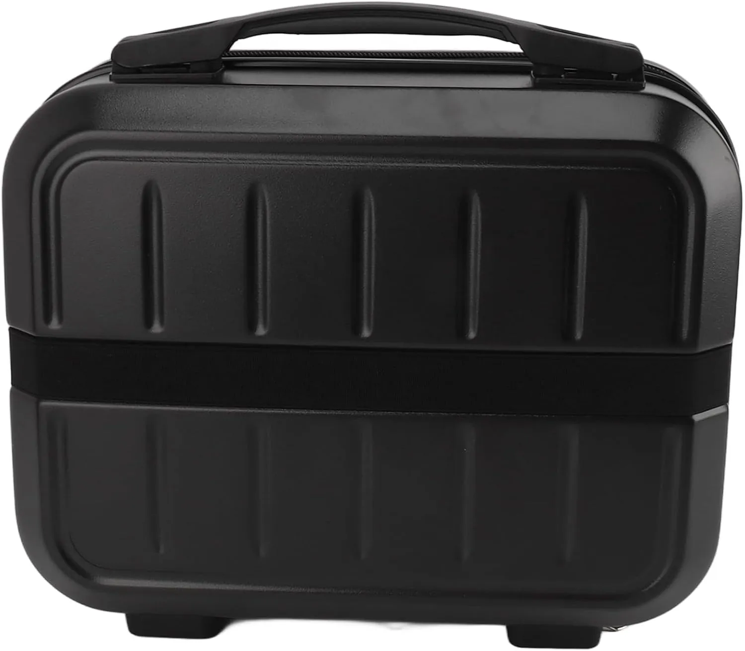 Cosmetic Bag, Delicate and Portable ABS Cosmetic Bag for Home (Black)