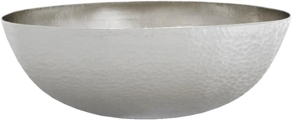 CPS569 Maestro Oval Copper Vessel Bathroom Sink, Brushed Nickel