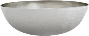 CPS569 Maestro Oval Copper Vessel Bathroom Sink, Brushed Nickel