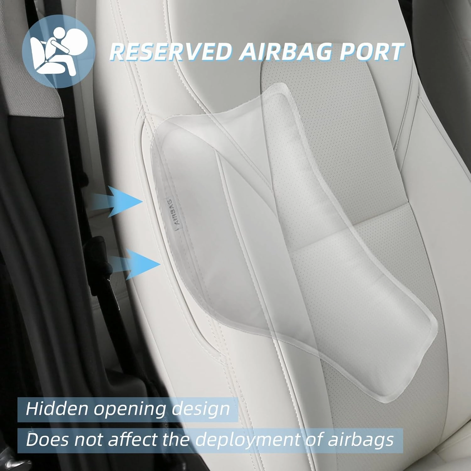 CZCGYDY Seat Covers Custom Fit for Tesla Model Y 2023 2022 2021 2020,Car Seat Cover for Tesla Model Y,Airbag Compatible,Full Surround,Breathable Leather,Easy to Clean(White)