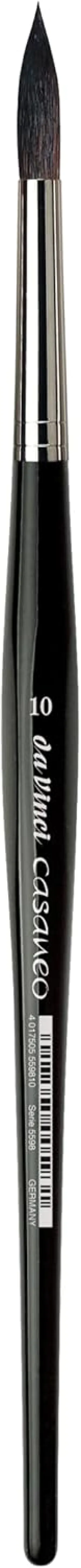 da Vinci 5598-10 Watercolor Series 5598 Casaneo Paint Brush, Round New Wave Syntheticsl, Size 10