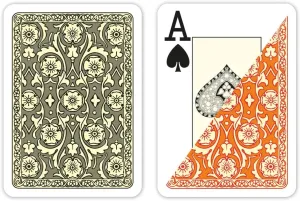 DA VINCI Venezia, Italian 100% Plastic Playing Cards 2 Deck Set, Poker Size Jumbo Index (Large Print) - No Plastic Case