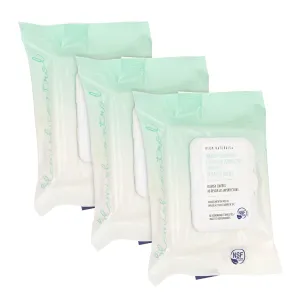 Daily Combination/Oily Skin Cleansing Towelettes with Tea Tree Oil, PACK OF 3 (90 Count Total)