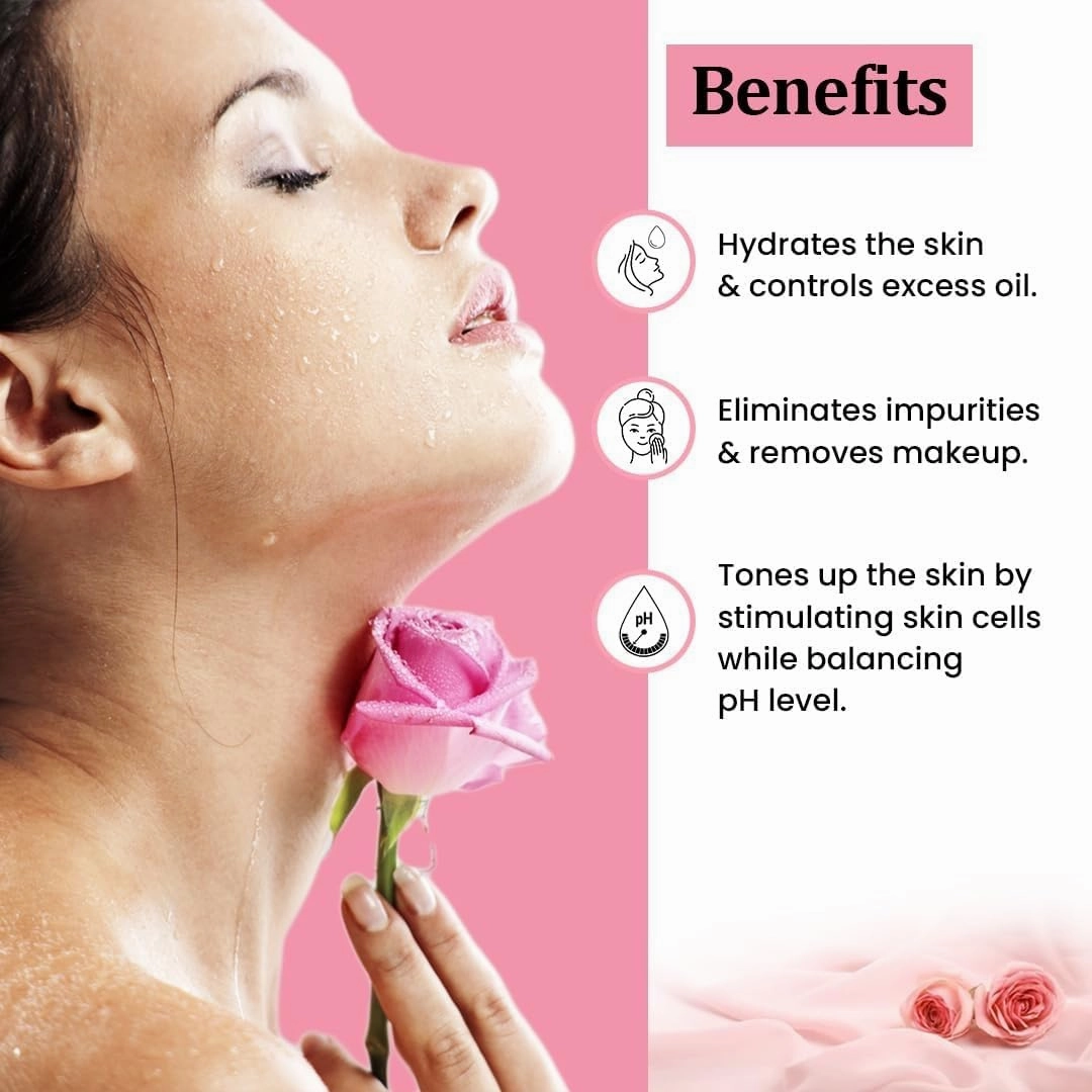Devinez Rose Water Spray - 118ml | Hydrosol, Alcohol-Free, Paraben-Free | Face Mist, Skin Toner, (Gulab Jal)