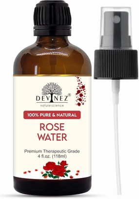 Devinez Rose Water Spray - 118ml | Hydrosol, Alcohol-Free, Paraben-Free | Face Mist, Skin Toner, (Gulab Jal)
