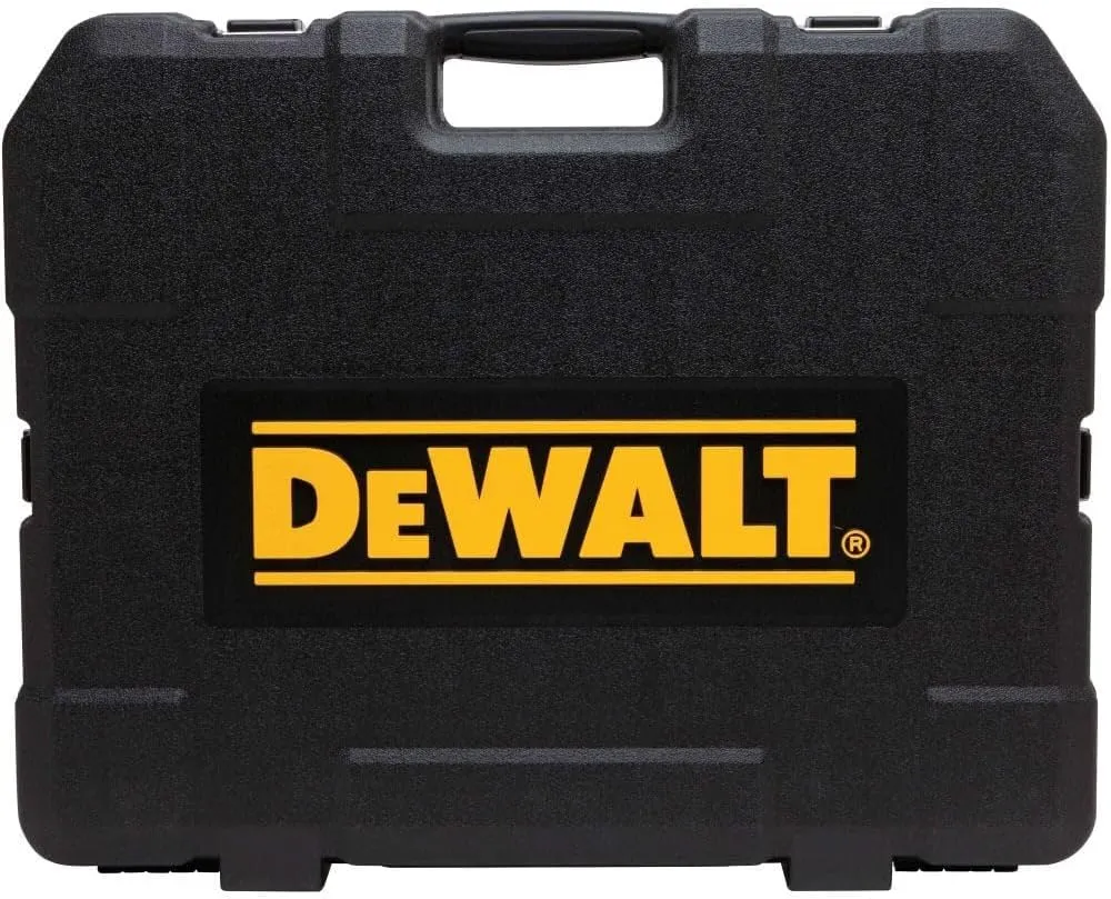 DEWALT Mechanics Tools Kit and Socket Set, 204-Piece, 1/4" & 3/8" & 1/2" Drive, MM/SAE (DWMT72165)