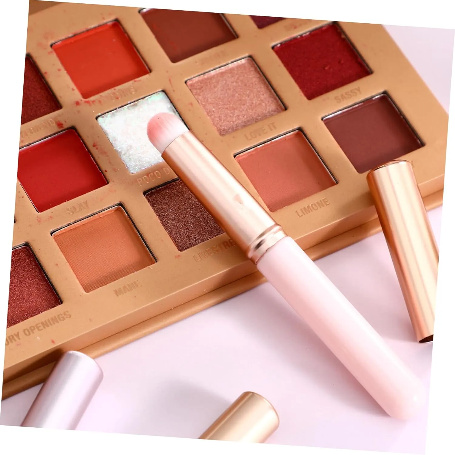 Didiseaon 15pcs Lip and Concealer Brushes Caps Portable Makeup Applicators for Women Precision Application Tools for Blending and