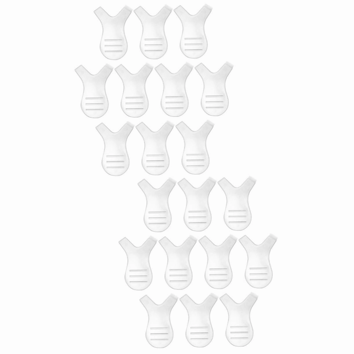 Didiseaon 20pcs Mini Eyelash Brush Y-shaped Tool for Grafted Eyelashes Perming Brushes for Ergonomic Design for Easy Handling