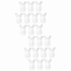 Didiseaon 20pcs Mini Eyelash Brush Y-shaped Tool for Grafted Eyelashes Perming Brushes for Ergonomic Design for Easy Handling