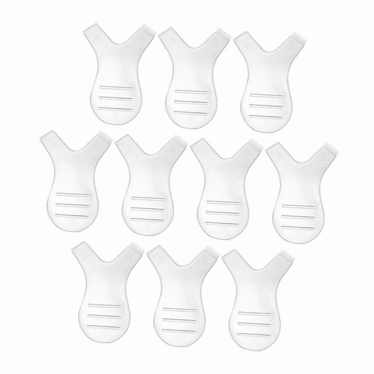 Didiseaon 20pcs Mini Eyelash Brush Y-shaped Tool for Grafted Eyelashes Perming Brushes for Ergonomic Design for Easy Handling
