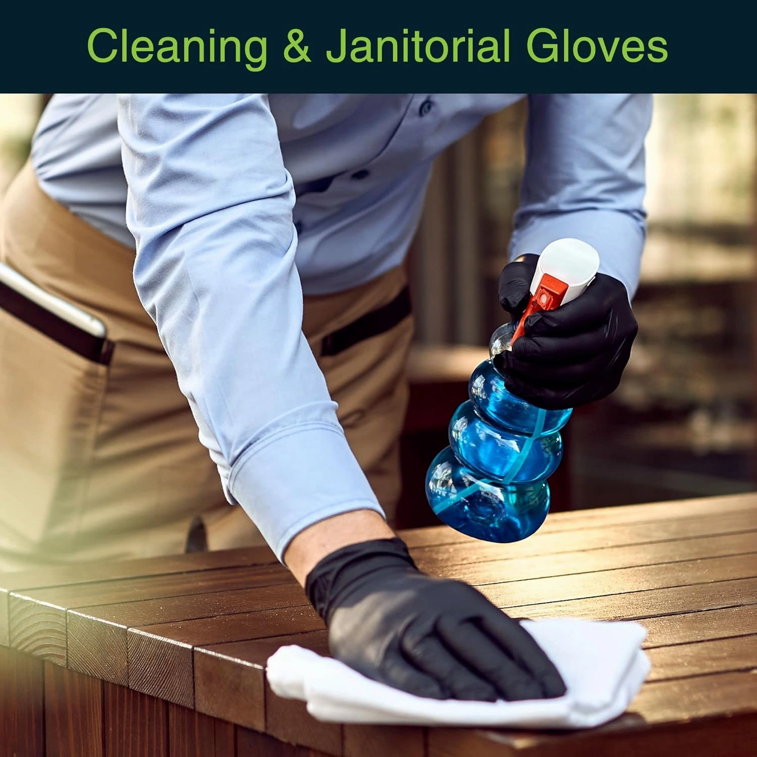 Disposable Black Nitrile Gloves Medium 200 Count - Extra Thick 4.5 Mil - Powder and Latex Free Rubber Gloves - Surgical Medical Exam Gloves - Food Safe Cooking Gloves