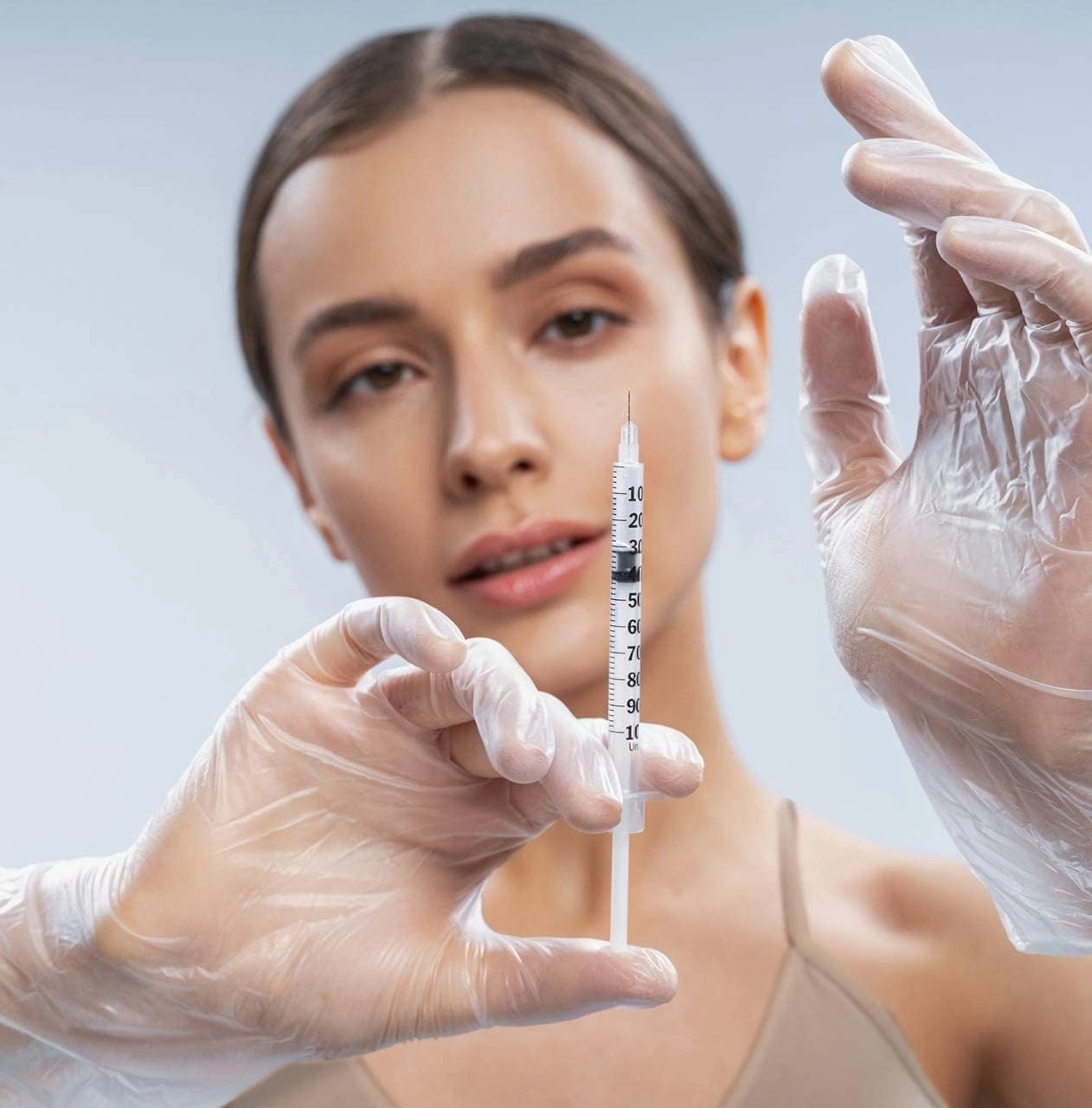Disposable Vinyl Gloves Powder Free, Latex Free, 4 Mil 100 Per Box | 1000 Per Case
