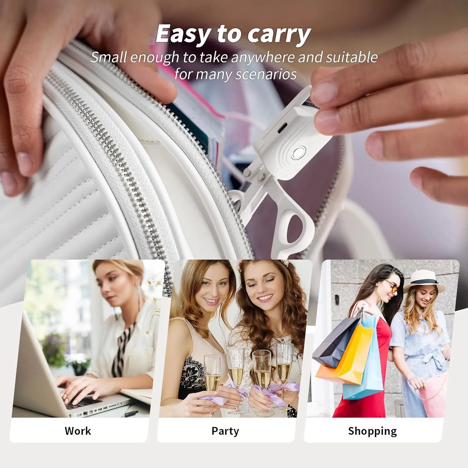 docolor Heated Eyelash Curler fast heat up within 10s, 24 hours long lasting Electric Eyelash Curler 3 Temperature Modes with USB Rechargeable safe lash curler quick natural curling eye lashes