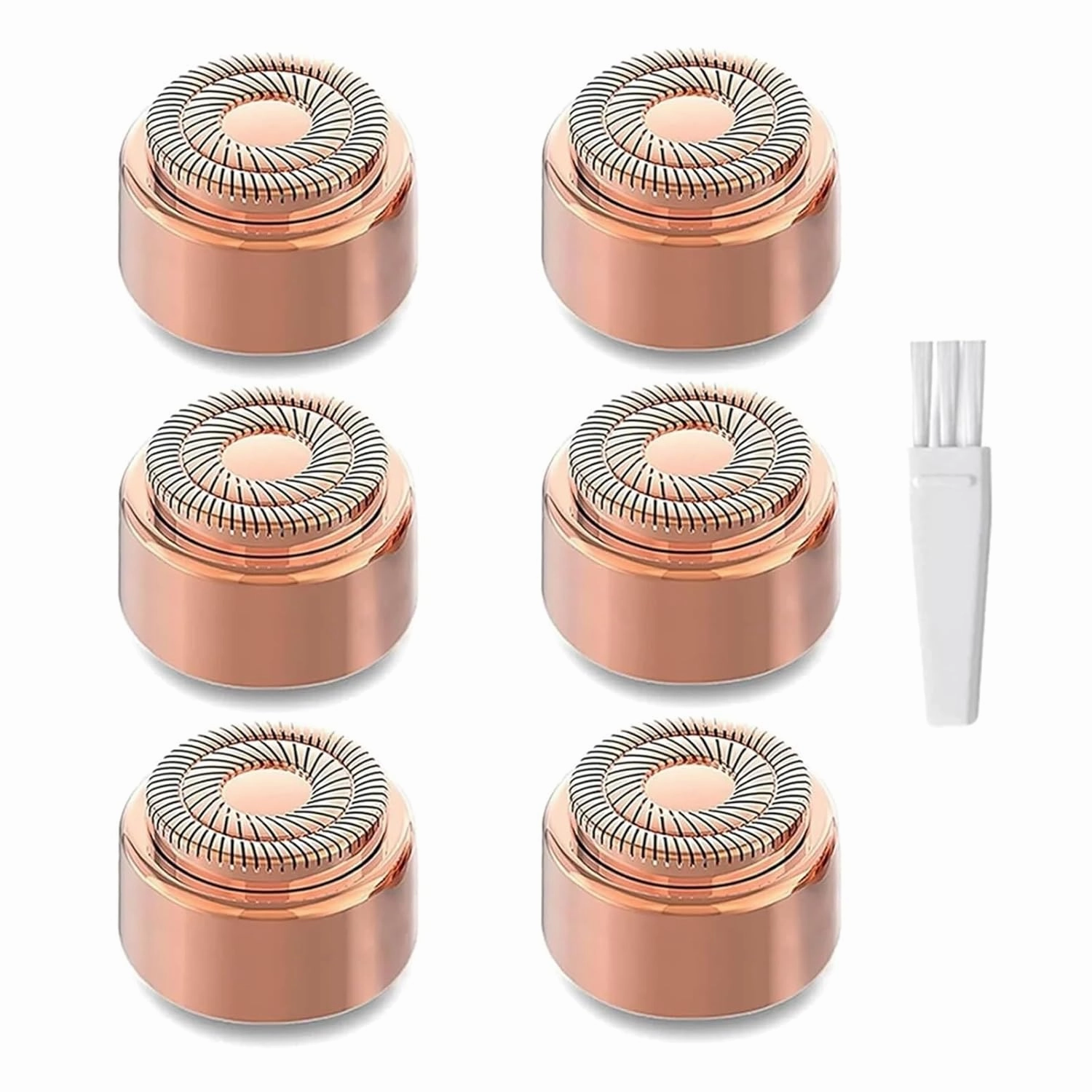 Double Precision Replacement Blades ，Generation 3 Replacement Heads ，Compatible For Finishing ，Touch Flawless Facial Hair Remover