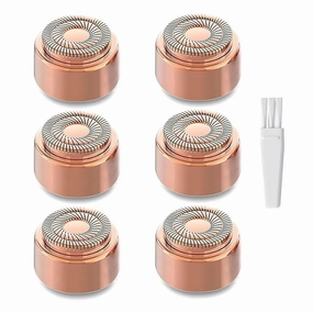 Double Precision Replacement Blades ，Generation 3 Replacement Heads ，Compatible For Finishing ，Touch Flawless Facial Hair Remover