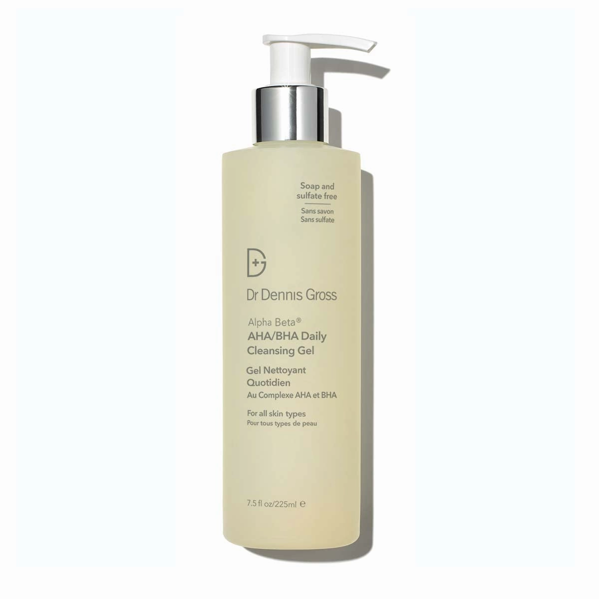 Dr. Dennis Gross Alpha Beta® AHA/BHA Daily Cleansing Gel, for Skin That is Dull, Congested and Uneven Tone & Texture (7.5 Fl Oz)