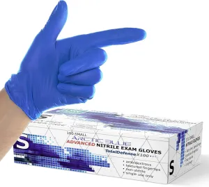 Dre Health Powder Free Disposable Nitrile Gloves - 100 Pack - Medical Exam Gloves