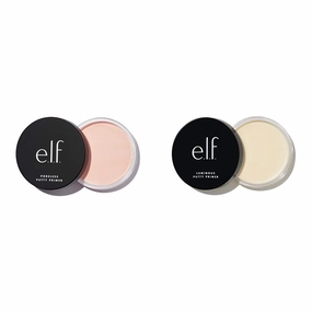 e.l.f. Poreless Putty Primer, Silky, Skin-Perfecting, Lightweight, Long Lasting, Smooths, Hydrates and e.l.f, Luminous Putty Primer, Skin Perfecting, Lightweight, Silky, Long Lasting, Hydrates