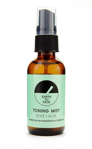 Earth tu Face - Organic Rose   Aloe Toning Mist (2 oz/59 ml)