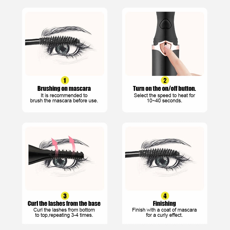 Electric Eyelash Curler, Instantly Fascinating ✨ Blink and Dazzle! 👁️
