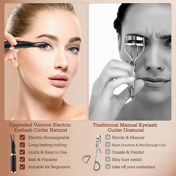Electric Eyelash Curler, Instantly Fascinating ✨ Blink and Dazzle! 👁️