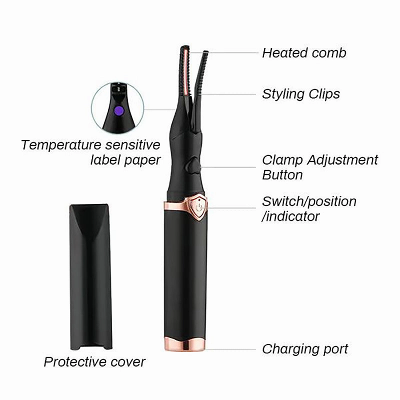 Electric Eyelash Curler, Instantly Fascinating ✨ Blink and Dazzle! 👁️
