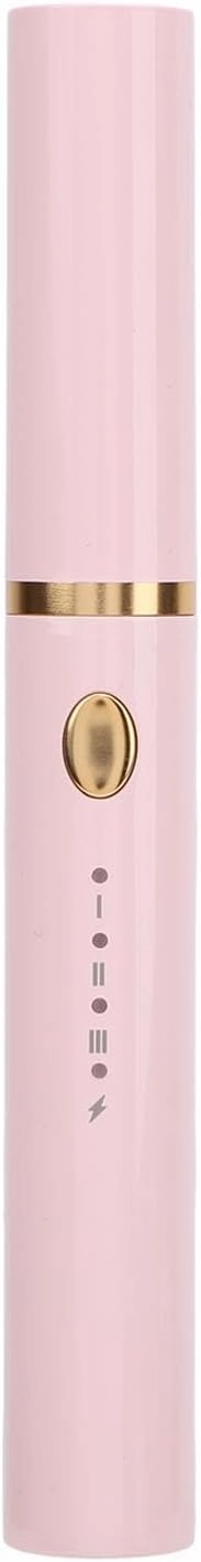 Electric Eyelash Curler Smart Temperature Controlled Long Lasting Mini Lash Curler (Pink)