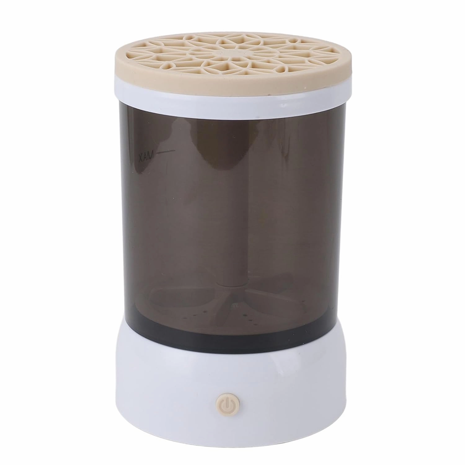Electric Makeup Brush Cleaner Machine USB Powered Visible Quick Dry Portable Cosmetic Supplies Cleaner for All Size Makeup Brushes, for Makeup Brushes (Khaki)