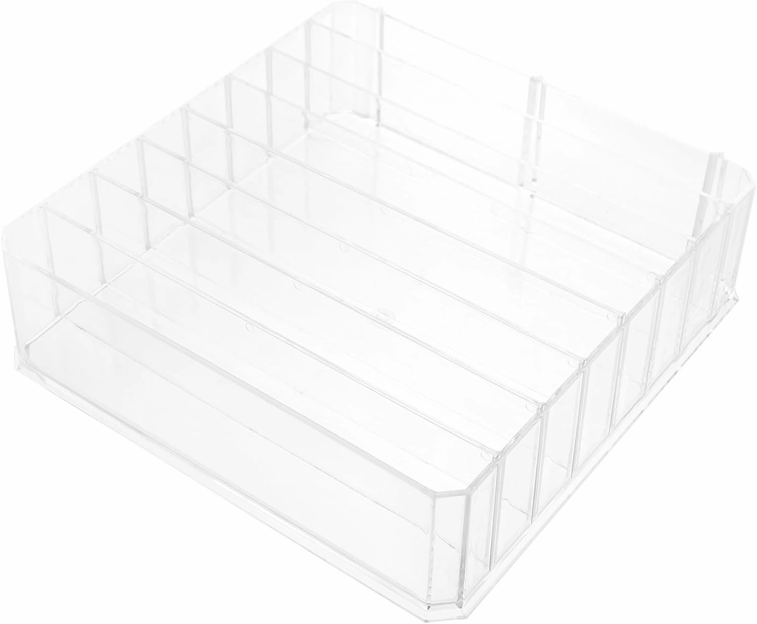 Elegant Makeup Organizer 8 Sections Eyeshadow Palette Holder Cosmetic Container