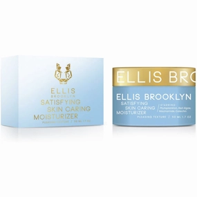 Ellis Brooklyn Satisfying Skin Caring Moisturizer - Facial Moisturizer with Squalane & Niacinamide, Face Cream Hydrating Face Moisturizer, Skin Care, 1.7 Fl Oz