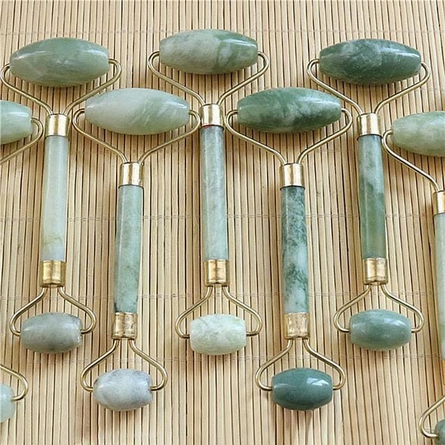 Essentials Facial & Body Massage Roller (Jade)