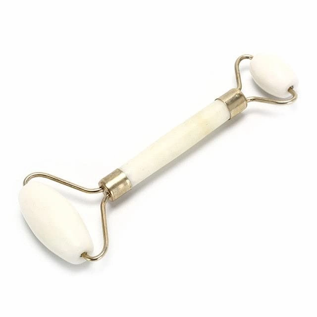 Essentials Facial & Body Massage Roller (Jade/Gold)
