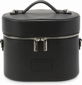 ETOILE - Oval Toiletry Case - Travel Makeup Bag Organizer with Shoulder Strap and Removable Divider
