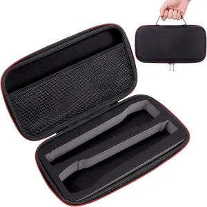 EXCEART Wireless Microphone Case - Hard EVA Mic Storage Bag with Thicken Sponge Handheld Microphone Carrying Travel Case