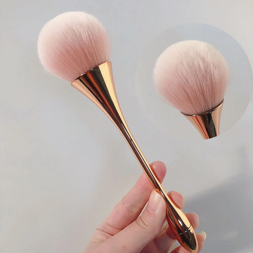 Extra Large Loose Powder Brush, Fluffy Blush & Highlighter Brush for Makeup