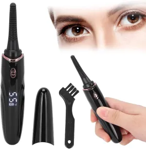 Eyelash Curler, Heated Eyelash Curler Electric Eyelash Curler 4 Temperature Design Fast Heating and Long Lasting Heated Eyelash Curler