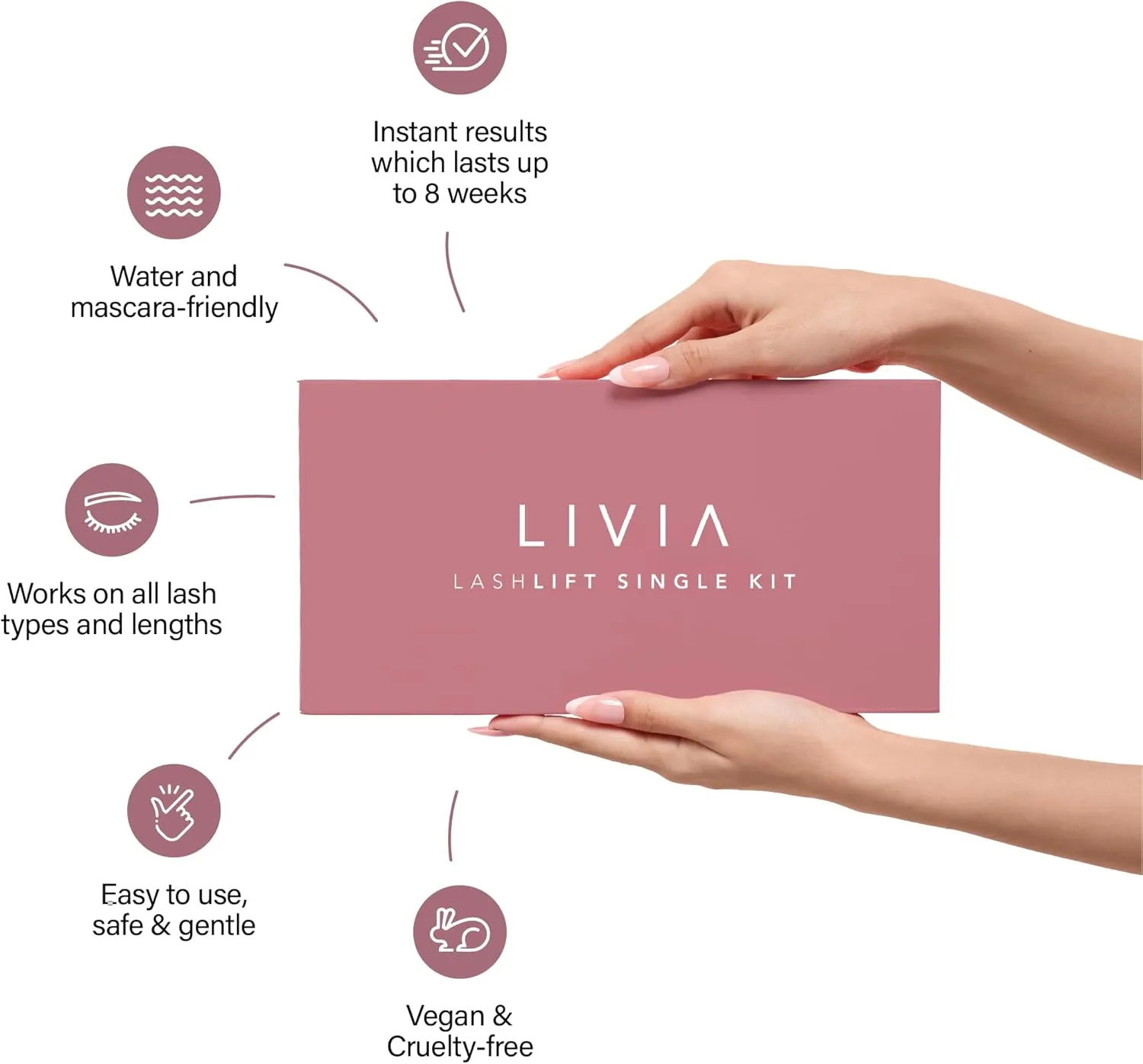 Eyelash Lift Kit – Instant, Salon-Quality Lashes at Home – Safe & Easy DIY for Stunning, Long-Lasting Curls – Gentle, Hormone-Free Formula