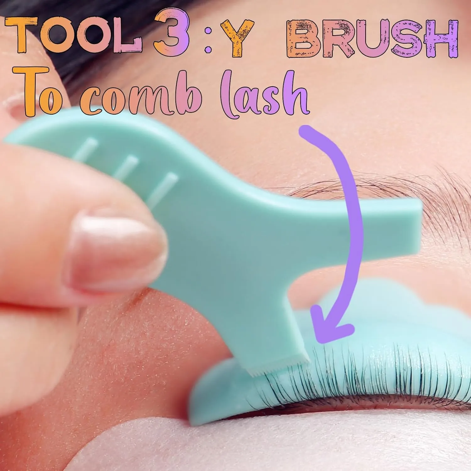 Eyelash Lift Shields Lash Lifting Pad No Glue Mix Glueless Lami Lamination Roller Upper & Lower Perm Pads for All Eyes Curling Like L Curl Extensions with Y Brush Ribbon Cover Silicone Eye Patch Tool